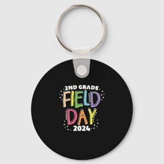 2nd Grade Field Day 2024 School Kids Teacher Key Ring