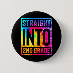 2nd Grade First Day of School Back To Boys Girls 6 Cm Round Badge