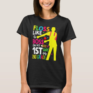 2nd Grade Floss Like A Boss Back To School  First  T-Shirt
