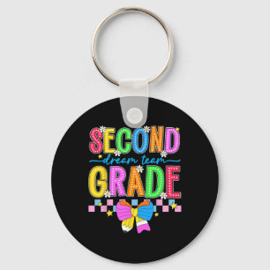 2nd Grade For Girls Boy Teacher Second Grade Back Key Ring