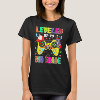 2nd Grade Gamer First Day Second Grade Boys Back T T-Shirt