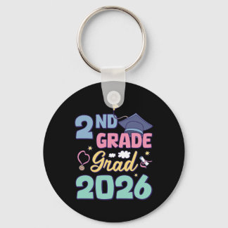 2nd Grade Graduation 2026 Proud Grad Second Grade  Key Ring