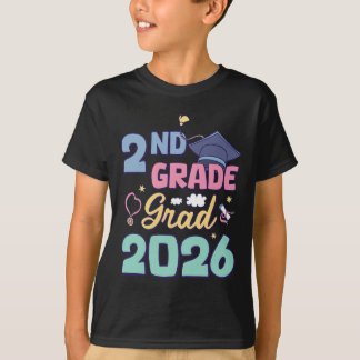 2nd Grade Graduation 2026 Proud Grad Second Grade  T-Shirt