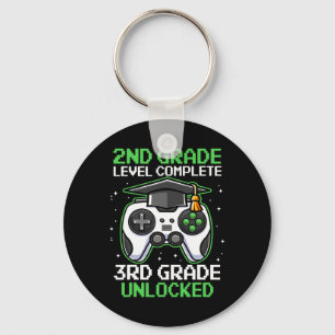 2nd Grade Graduation Gamer Level Up To 3rd Grade Key Ring