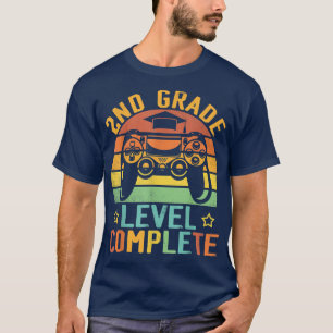 2nd Grade Graduation Level Complete Video Game Cla T-Shirt