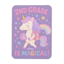 2nd Grade is Magical Back to School Unicorn
