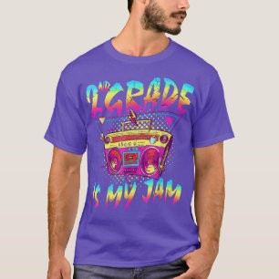 2nd Grade Is My Jam First Day Of School Funny Retr T-Shirt