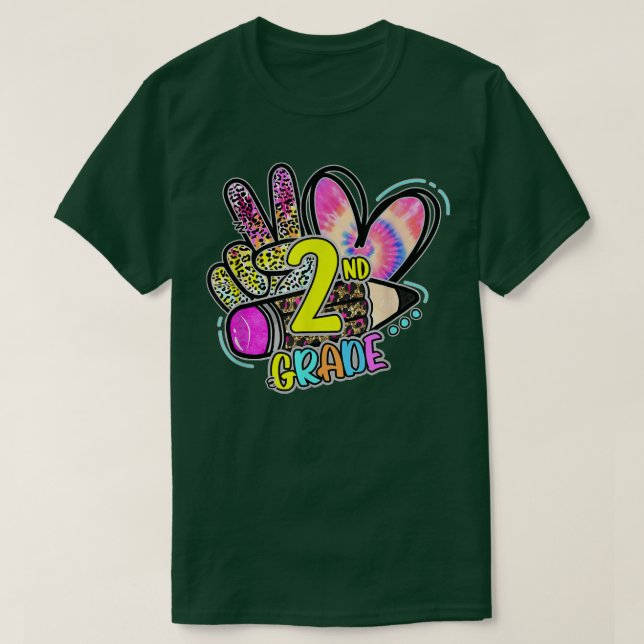 2nd Grade Last Day Of School Second Grade Back to  T-Shirt (Design Front)