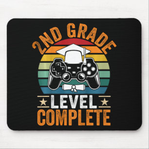 2nd Grade Level Complete Cute Gamer Cl Of 2024 Gra Mouse Mat