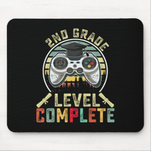2nd Grade Level Complete Gamer 2nd Grade Graduatio Mouse Mat