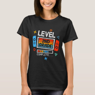 2nd Grade Level Complete Last Day Of School Video T-Shirt