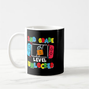 2nd Grade Level Unlocked Ck To School First Day Ga Coffee Mug