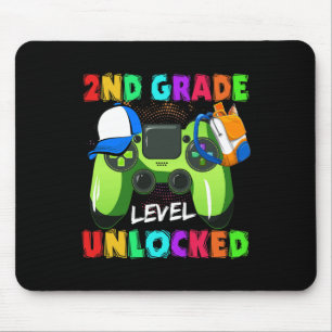 2nd Grade Level Unlocked Ck To School Supplies Mouse Mat