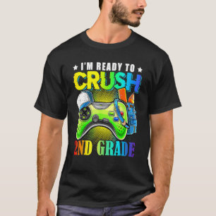 2nd Grade Level Unlocked Game On 2nd Grade Back To T-Shirt