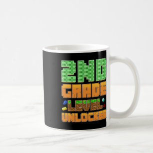 2nd Grade Level Unlocked Gamer Ck To School Design Coffee Mug