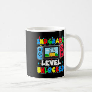 2nd Grade Level Unlocked Video Gamer Boy Kids Ck T Coffee Mug