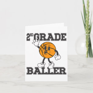 2nd Grade Ller Sketll Ck To School - Kids Sports Card