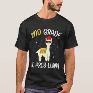 2nd Grade No Prob Llama Back To School T-Shirt