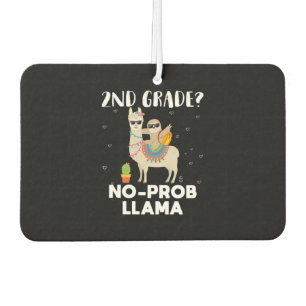 2nd grade no prob llama car air freshener