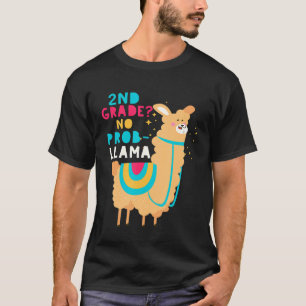 2nd Grade No Prob Llama Llama Back To School T-Shirt