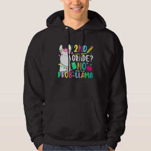 2nd Grade No Prob-Llama Teacher Student Back To Sc Hoodie