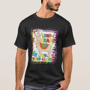2Nd Grade No Prob-Llama Teacher Student First Day T-Shirt