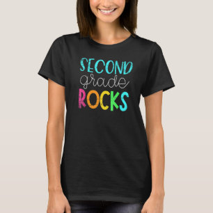2nd grade rocks rocking 2nd grade teacher T-Shirt