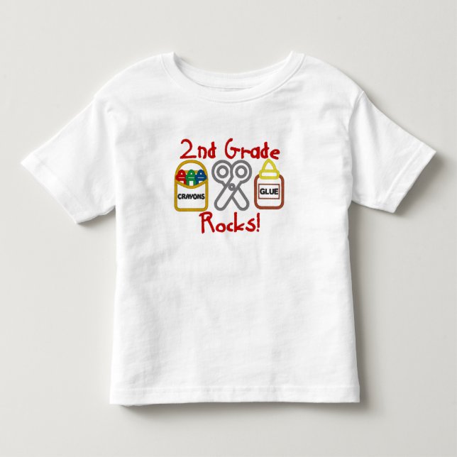 2nd Grade Rocks T-Shirt (Front)