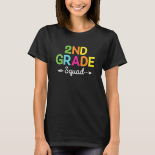 2nd Grade Squad Back To School 2nd Grade Teacher S T-Shirt