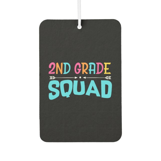 2Nd Grade Squad   Car Air Freshener (Front)