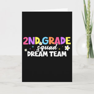 2nd Grade Squad Dream Team Teacher Student Ck To S Card