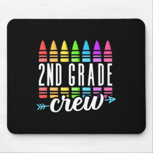 2nd Grade Squad Teacher Team Second Grade Rocks Ki Mouse Mat