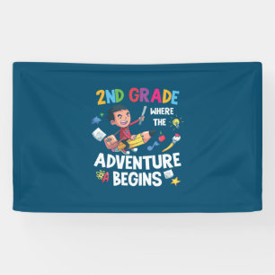 2nd Grade Teacher 2nd Grade Adventure Begins Banner