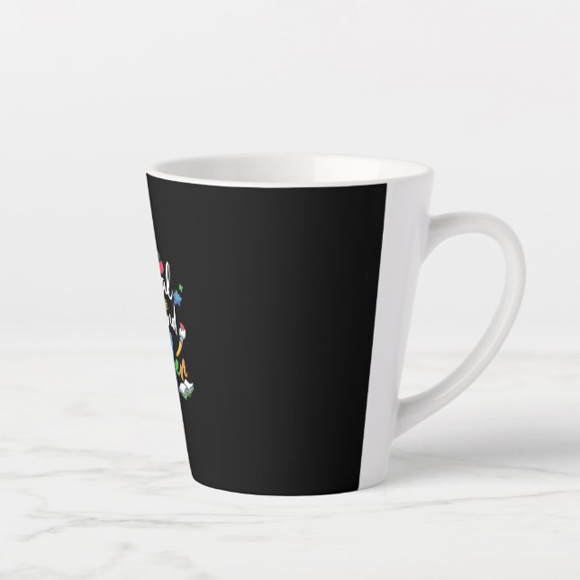 2nd Grade Teacher Official Second Grader Latte Mug (Right)