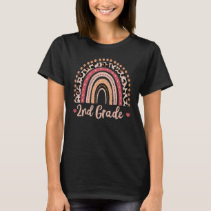 2nd Grade Teacher Rainbow Back To School 6 T-Shirt
