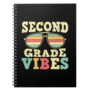 2nd Grade Teacher Second Grade Vibes Notebook