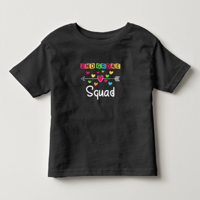 2nd grade Teacher Shirts School Team Second Grade (Front)