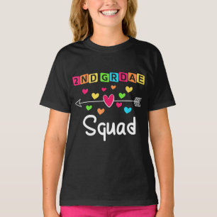 2nd grade Teacher Shirts School Team Second Grade