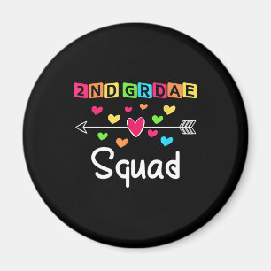 2nd grade Teacher Shirts School Team Second Grade Magnet