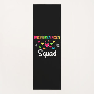 2nd grade Teacher Shirts School Team Second Grade Yoga Mat