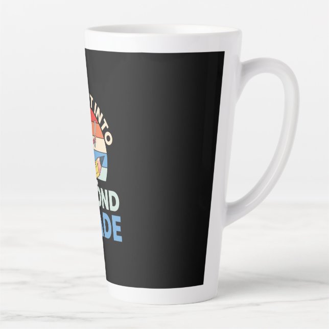 2nd Grade Teacher Straight Into Second Grade Latte Mug (Right)