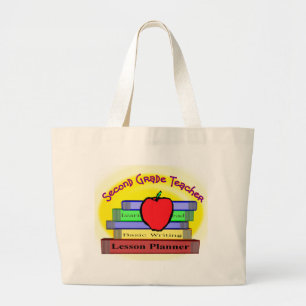 2nd grade teacher tote bag