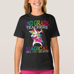 2nd Grade Teachers Magical Like A Unicorn T-Shirt