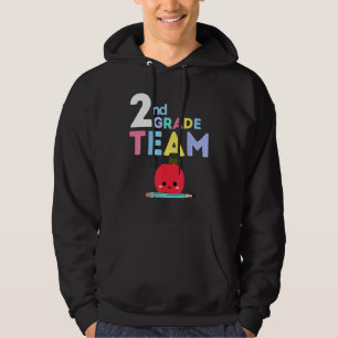 2nd Grade Team  Back To School Teacher Student Kid Hoodie