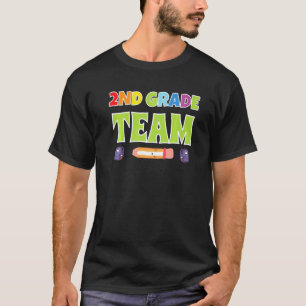2nd Grade Team Second Grade 2nd Class Boys T-Shirt