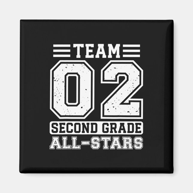 2nd Grade Team Second Grade Back To School  Magnet (Front)