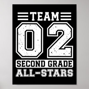 2nd Grade Team Second Grade Back To School  Poster