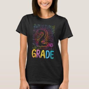 2nd Grade Tie Dye Teachers Kids Back to School 202 T-Shirt