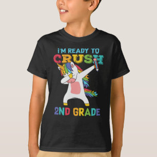 2nd Grade Unicorn First Day of School Student Gift T-Shirt
