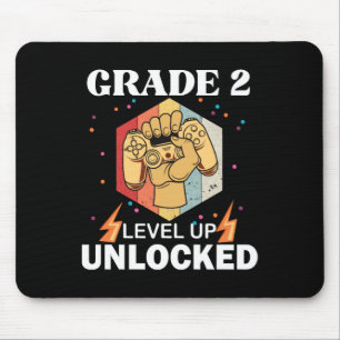 2nd Grade Unlocked Level Up Back To School First Mouse Mat